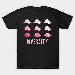 Blobfish Faces Inspiration Diversity Deep Sea Fish T-Shirt